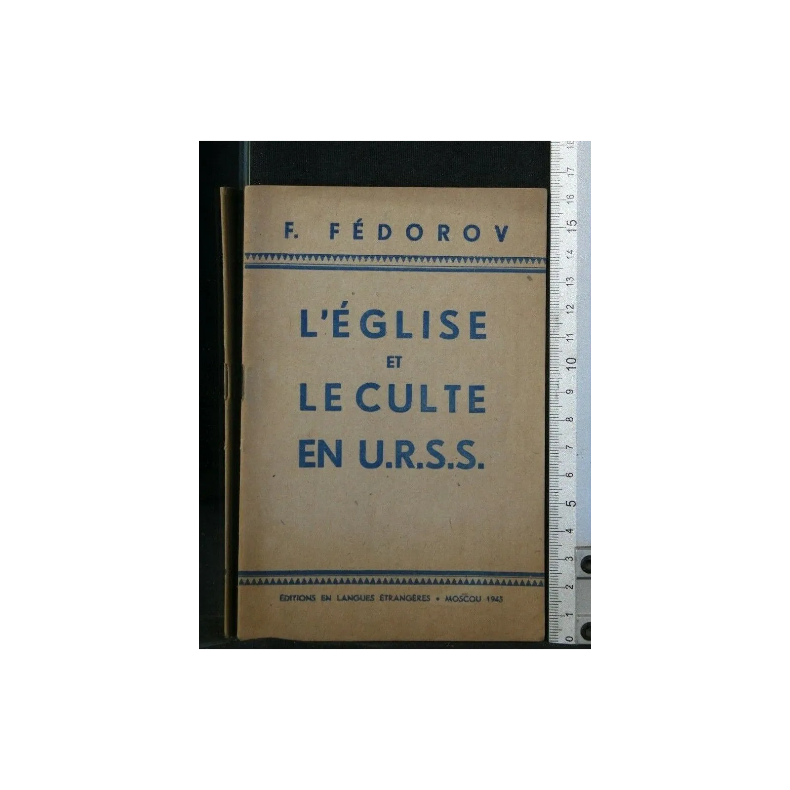 L'EGLISE ET LE CULTE EN URSS