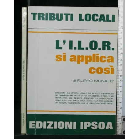 TRIBUTI LOCALI L'ILOR SI APPLICA COSI'