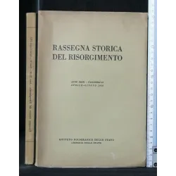 RASSEGNA STORICA DEL RISORGIMENTO