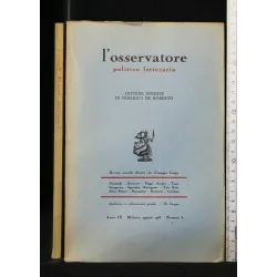 L'OSSERVATORE POLITICO LETTERARIO LETTERE INEDITE DI FEDERICO DE
