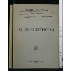 LE LEGGI ELETTORALI