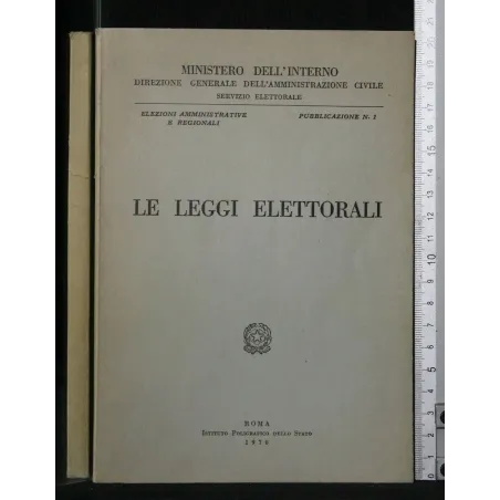 LE LEGGI ELETTORALI