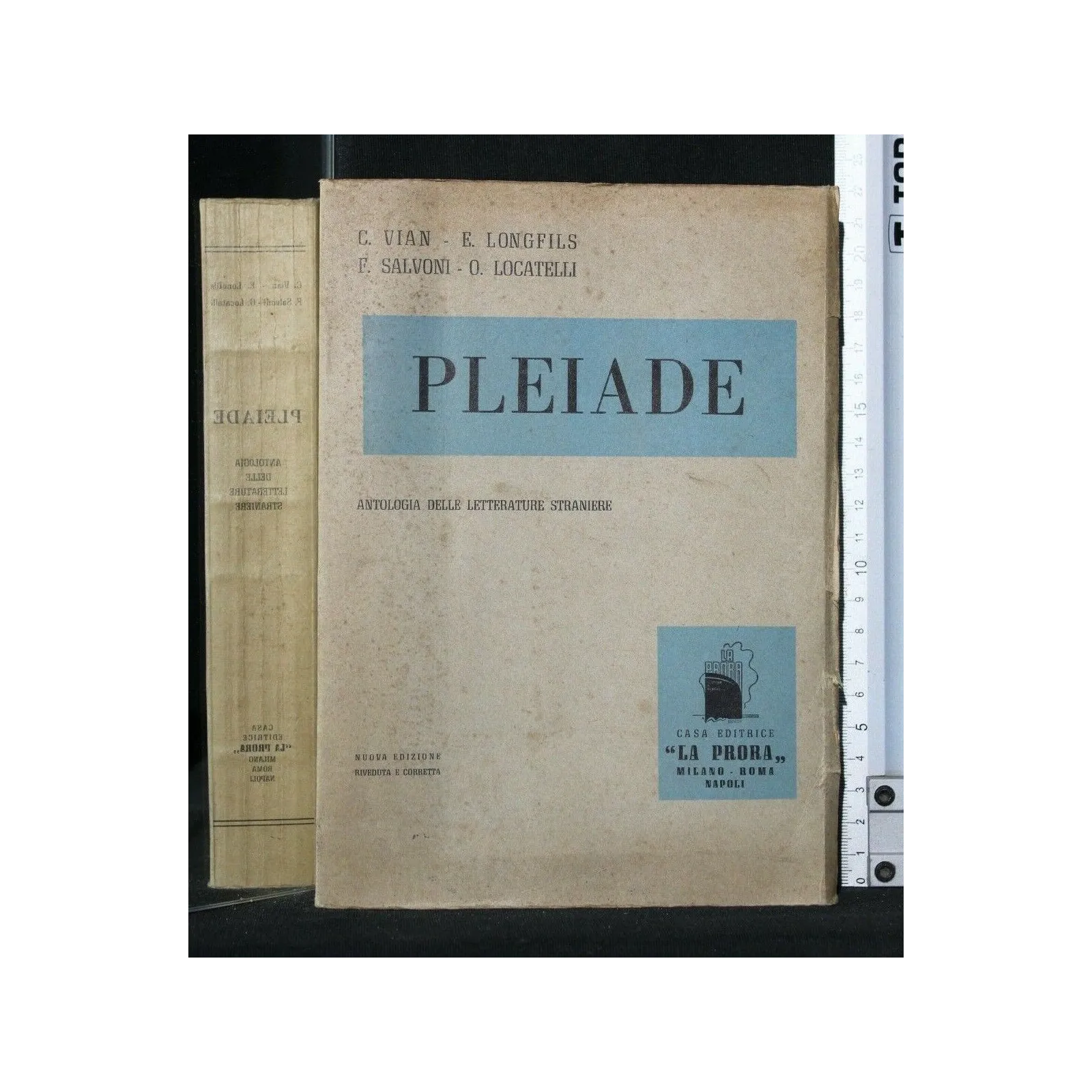 PLEIADE ANTOLOGIA DELLE LETTERATURE STRANIERE