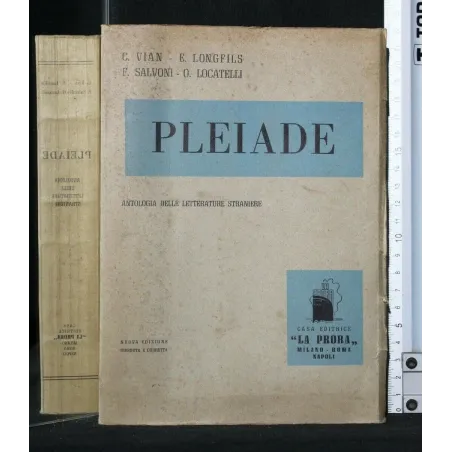 PLEIADE ANTOLOGIA DELLE LETTERATURE STRANIERE