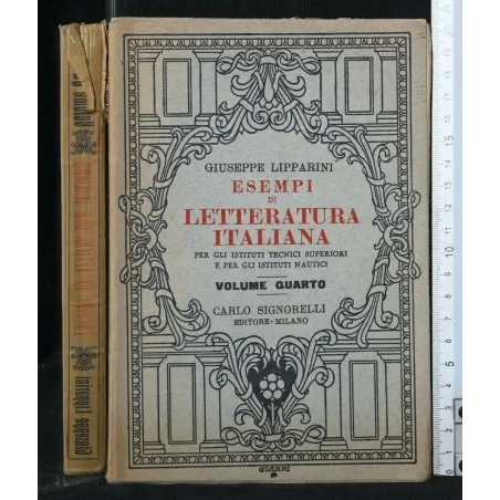 ESEMPI DI LETTERATURA ITALIANA VOL. 4
