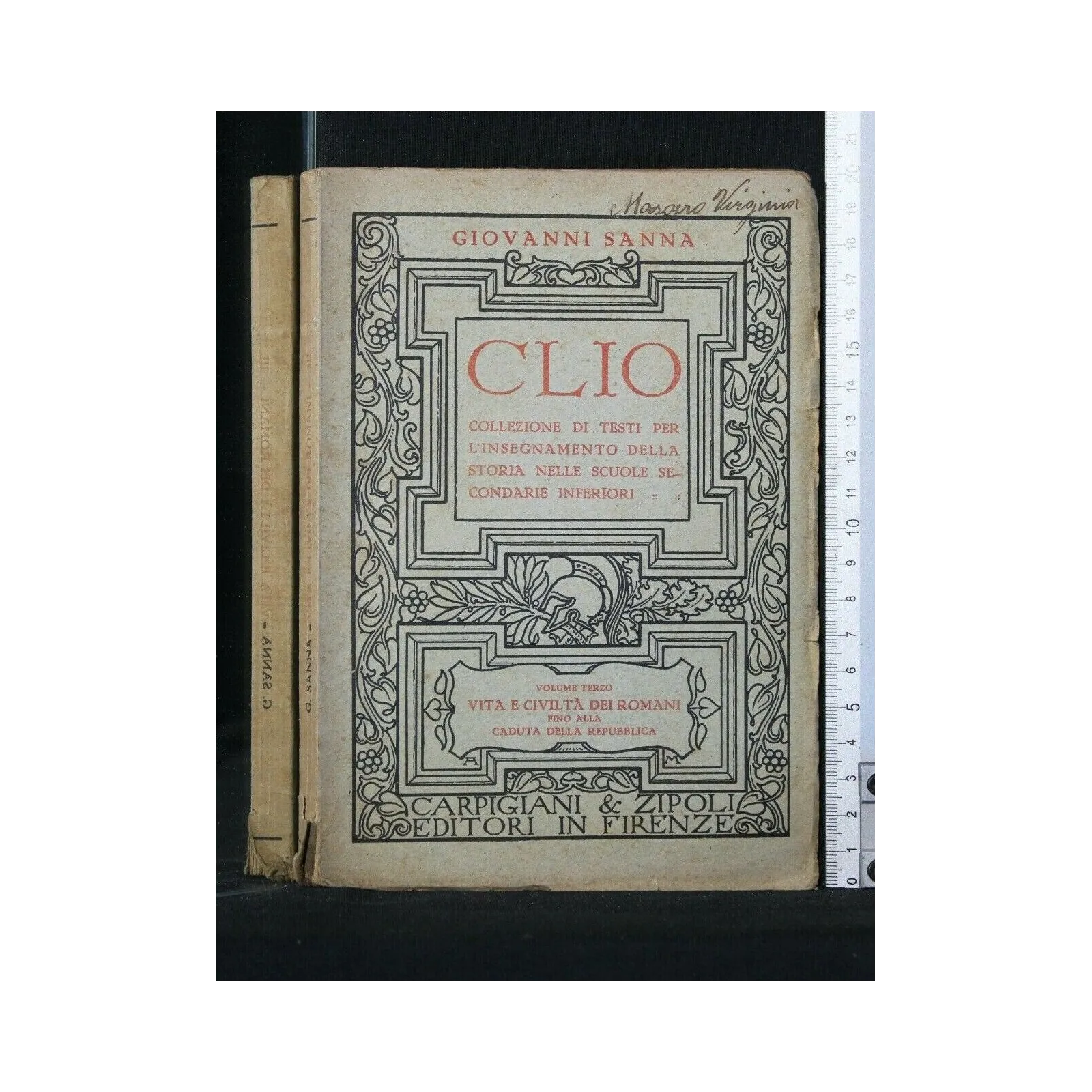 CLIO VOLUME 3 VITA E CIVILTÀ DEI ROMANI FINO ALLA CADUTA DELLA