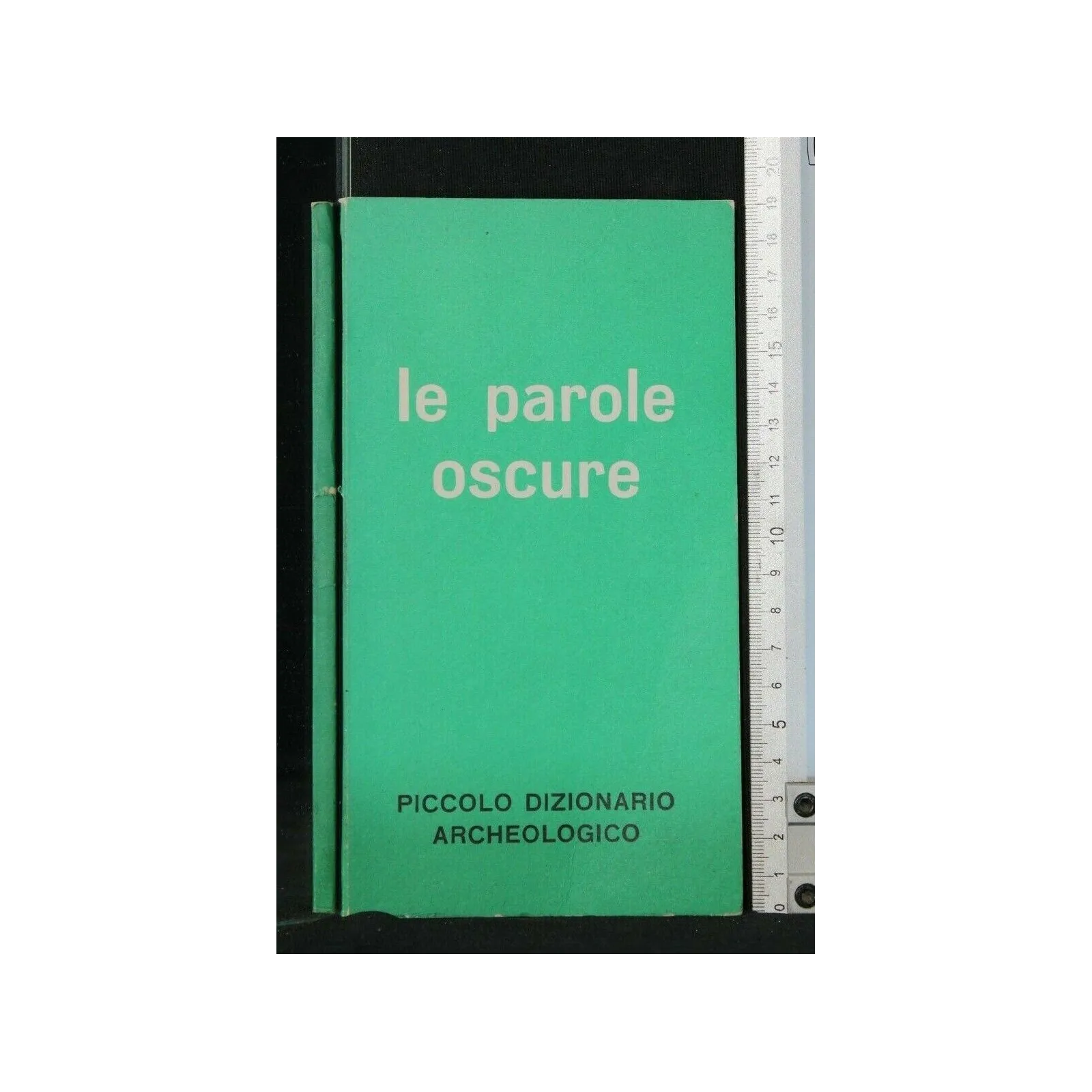 PICCOLO DIZIONARIO ARCHEOLOGICO LE PAROLE OSCURE