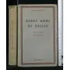 DIECI ANNI DI ESILIO
