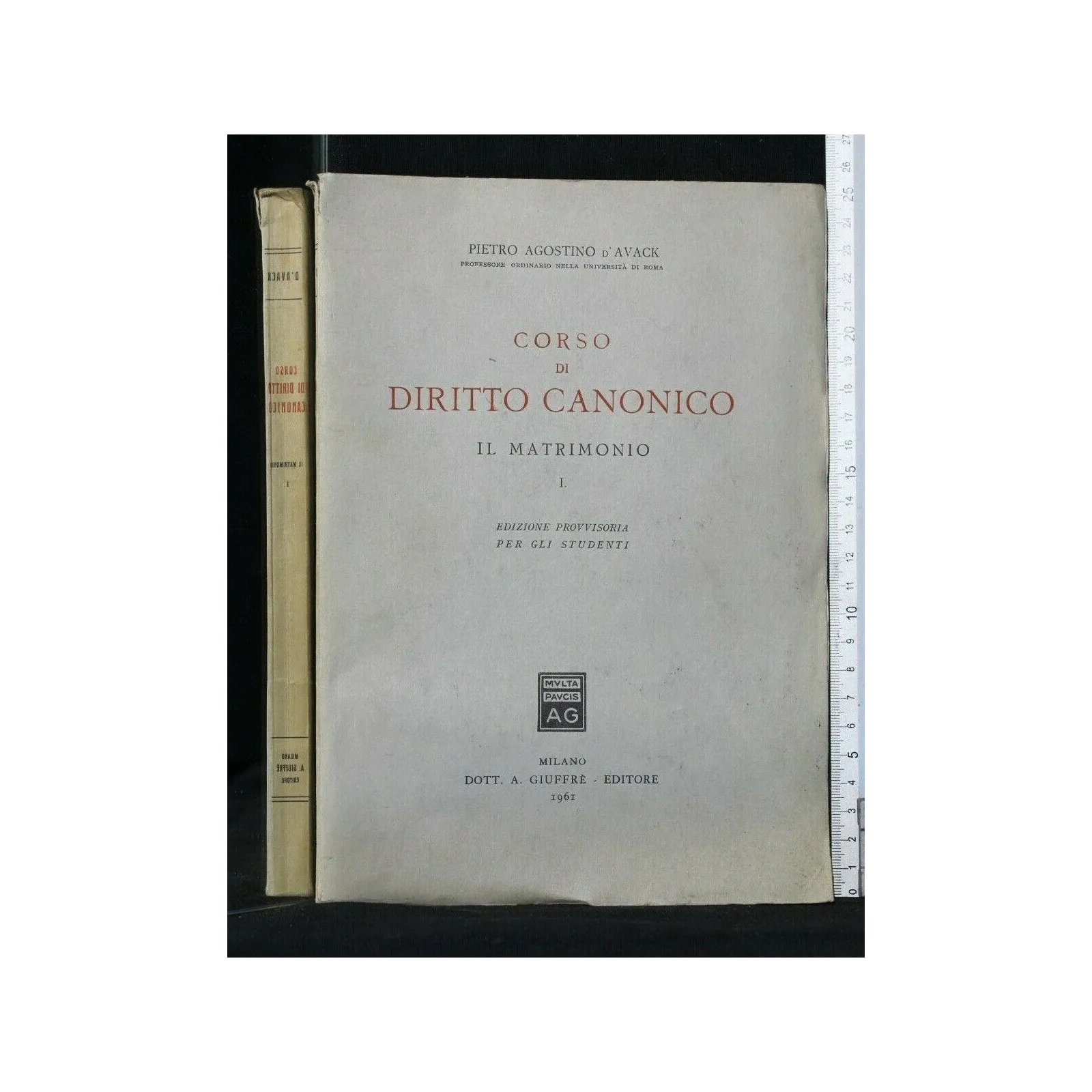 CORSO DI DIRITTO CANONICO