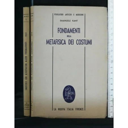 FONDAMENTI DELLA METAFISICA DEI COSTUMI