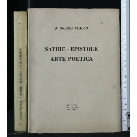 SATIRE-EPISTOLE ARTE POETICA