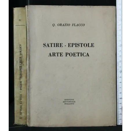 SATIRE-EPISTOLE ARTE POETICA