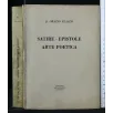 SATIRE-EPISTOLE ARTE POETICA