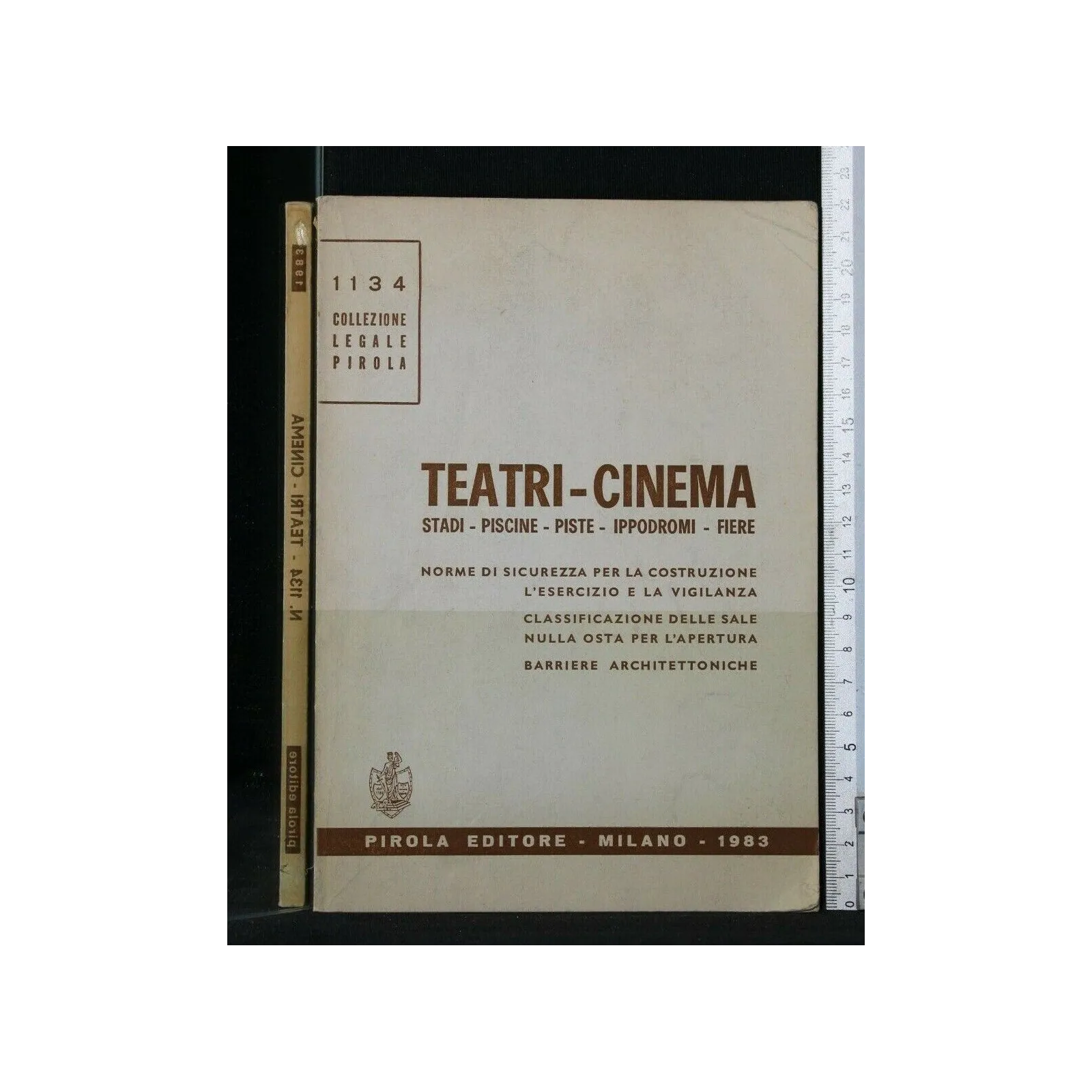 TEATRI-CINEMA NORME DI SICUREZZA PER LA COSTRUZIONE L'ESERCIZIO