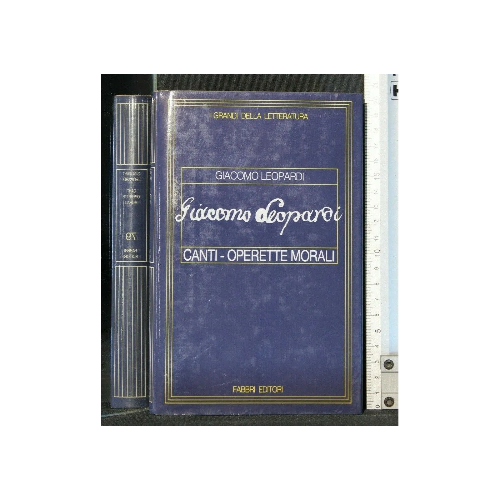 I GRANDI DELLA LETTERATURA CANTI-OPERETTE MORALI