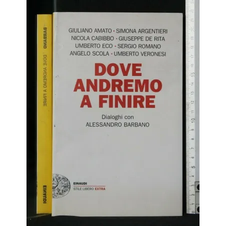 DOVE ANDREMO A FINIRE