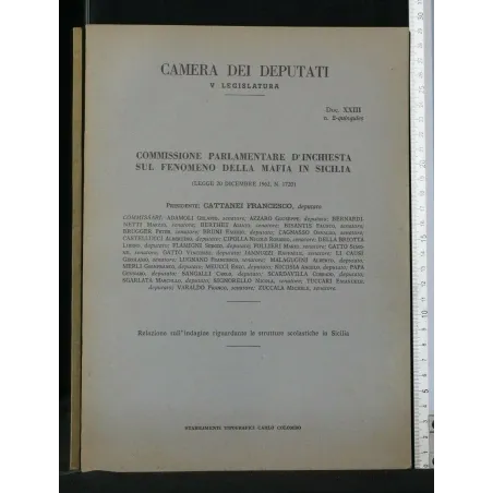 CAMERA DEI DEPUTATI V LEGISLATURA XXIII 2-QUINQUIES COMMISSIONE