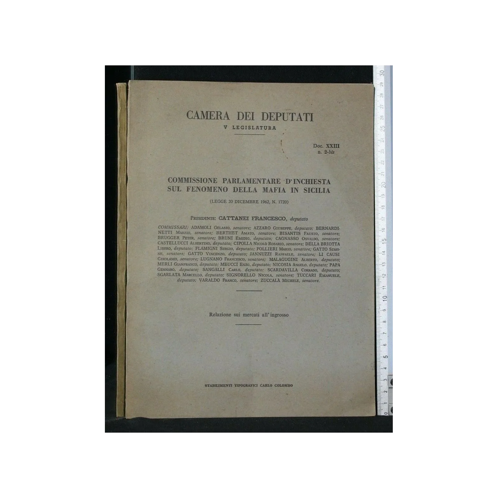 CAMERA DEI DEPUTATI V LEGISLATURA XXIII 2-BIS COMMISSIONE