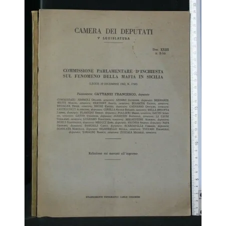 CAMERA DEI DEPUTATI V LEGISLATURA XXIII 2-BIS COMMISSIONE