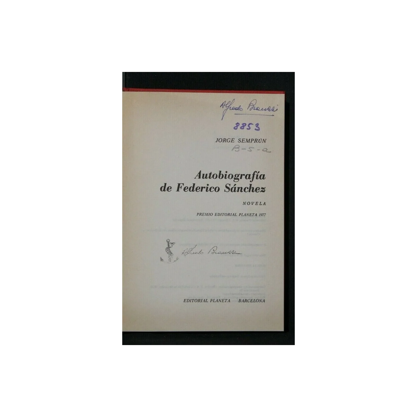 AUTOBIOGRAFIA DE FEDERICO SANCHEZ