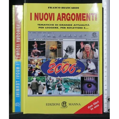 I NUOVI ARGOMENTI LATO 1 I NUOVI TERMINI LATO 2