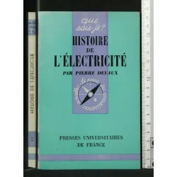 HISTOIRE DE L'ELECTRICITE'