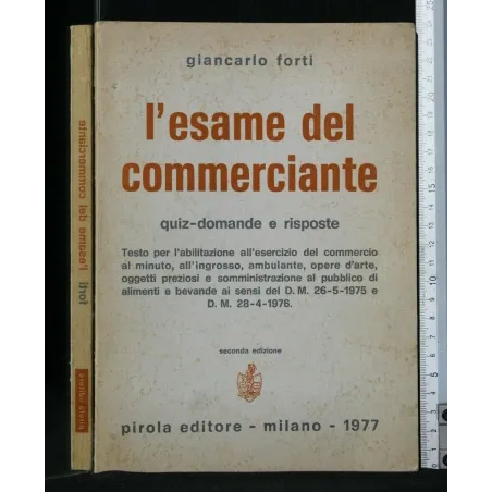 L'ESAME DEL COMMERCIANTE QUIZ-DOMANDE E RISPOSTE