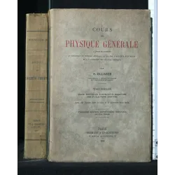 COURS DE PHISIQUE GENERALE VOL. 1