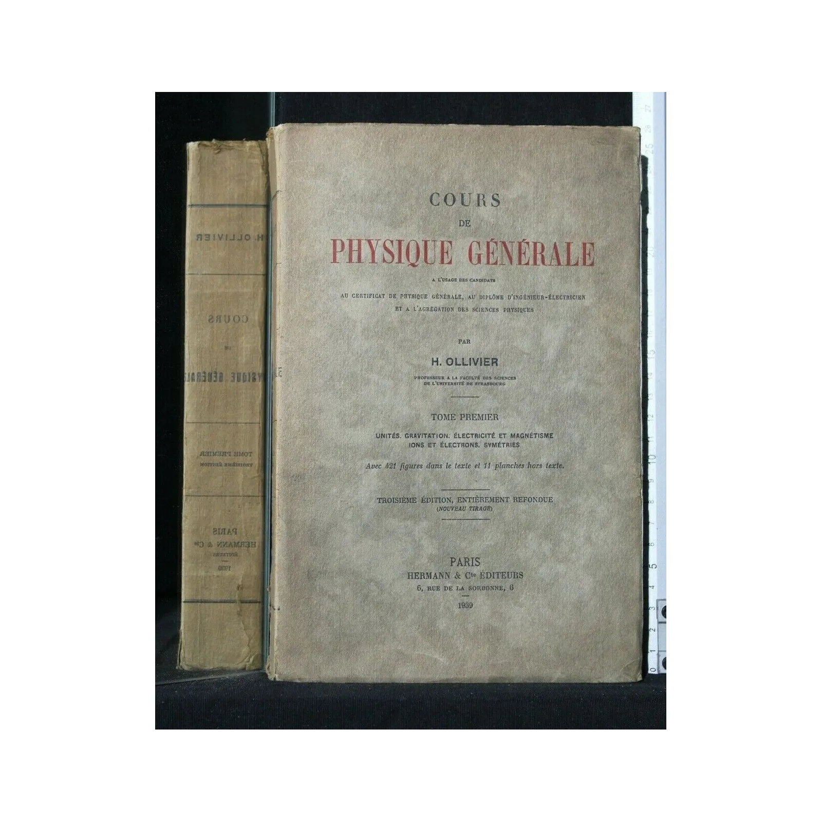 COURS DE PHISIQUE GENERALE VOL. 1