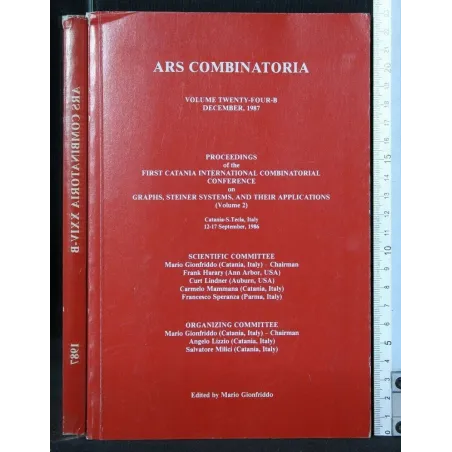 ARS COMBINATORIA VOL. 24-B