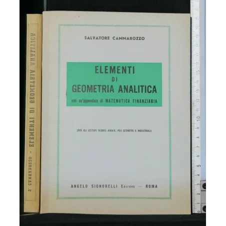 ELEMENTI DI GEOMETRIA ANALITICA