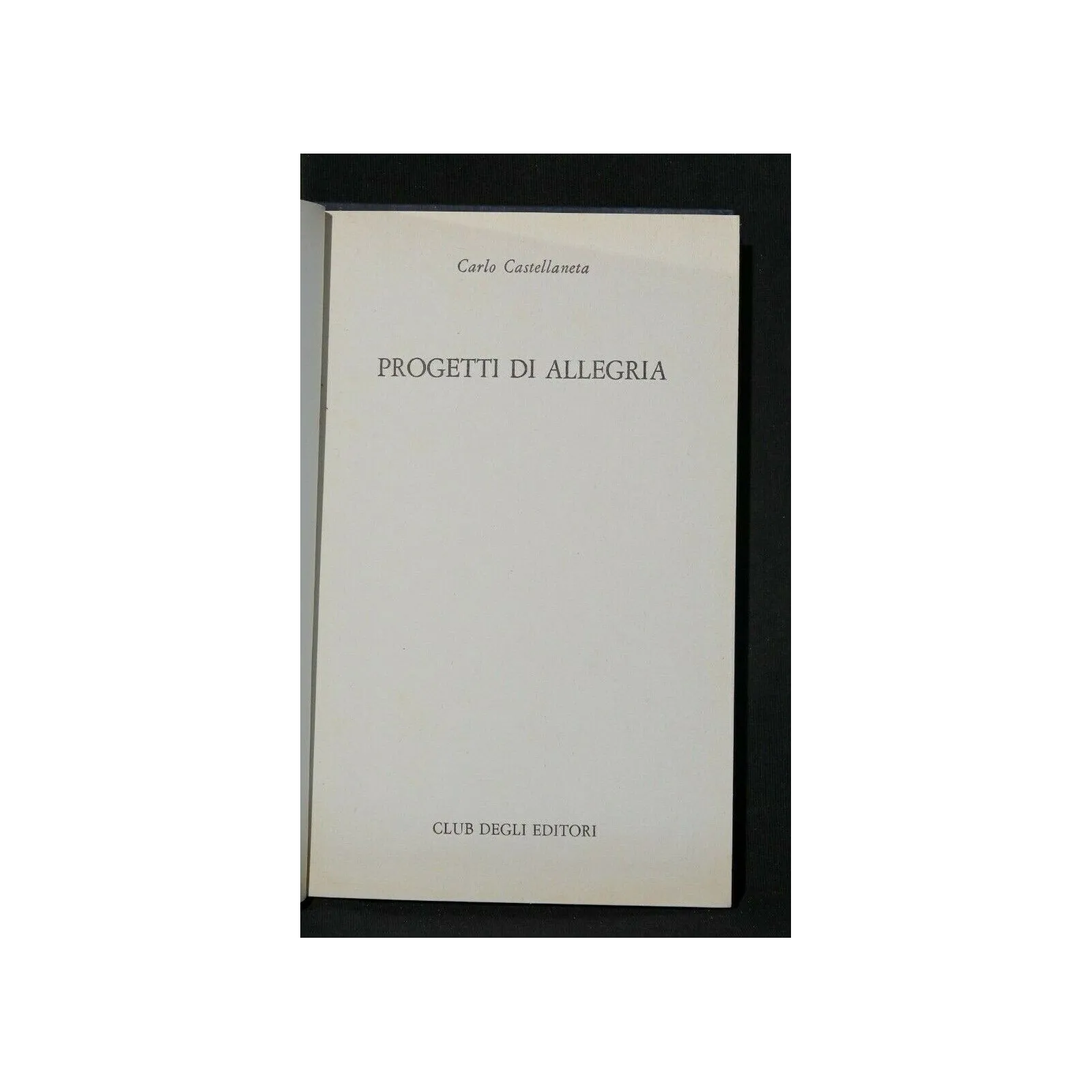 PROGETTI DI ALLEGRIA