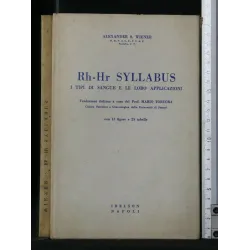 RR-HR SYLLABUS I TIPI DI SANGUE E LE LORO APPLICAZIONI