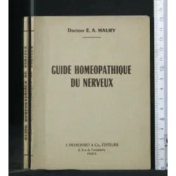 GUIDE HOMEOPATHIQUE DU NERVEUX