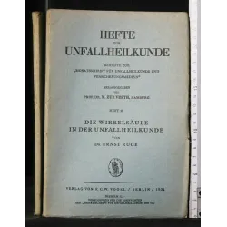 HEFTE ZUR UNFALLHEILKUNDE