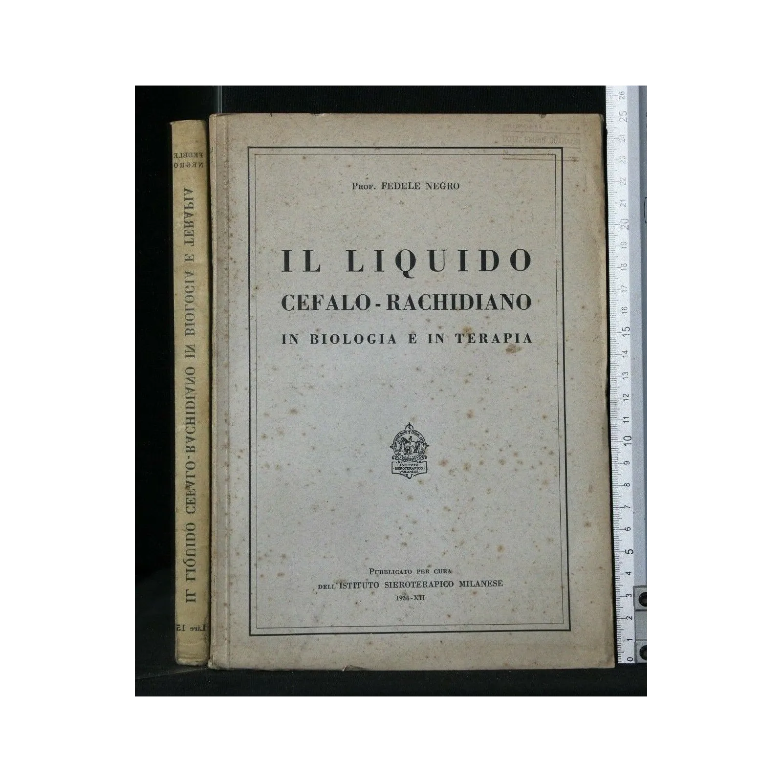 IL LIQUIDO CEFALO-RACHIDIANO IN BIOLOGIA E IN TERAPIA