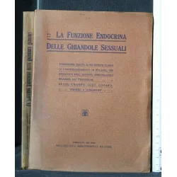 LA FUNZIONE ENDOCRINA DELLE GHIANDOLE SESSUALI