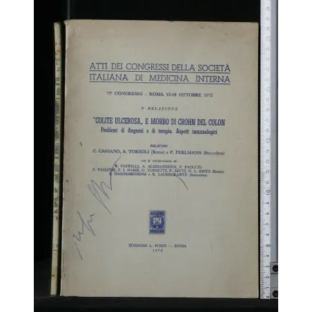 ATTI DEI CONGRESSI DELLA SOCIETA' ITALIANA DI MEDICINA INTERNA