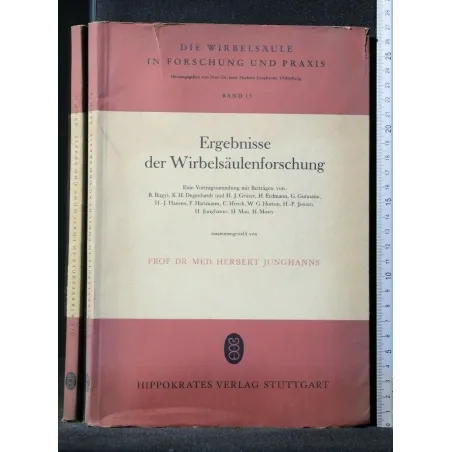 ERGEBNISSE DER WIRBELSAULENFORSCHUNG