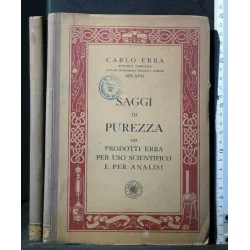 SAGGI DI PUREZZA DEI PRODOTTI ERBA PER USOSCIENTIFICO E PER