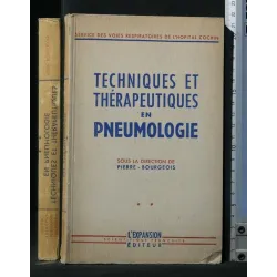 TECHNIQUES ET THERAPEUTIQUES EN PNEUMOLOGIE