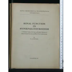 RENAL FUNCTION IN HYPERPARATHYROIDISM