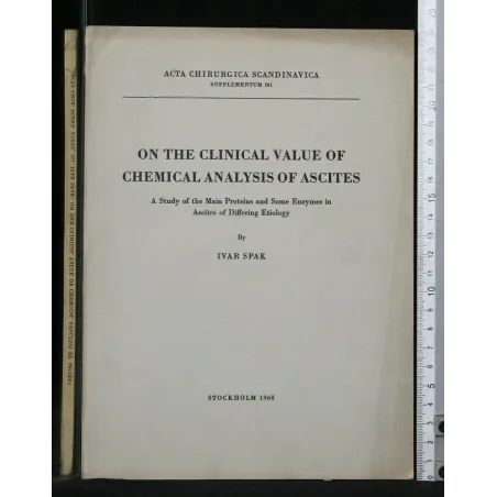 ON THE CLINICAL VALUE OF CHEMICAL ANALYSIS OF ASCITES