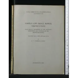 SIMPLE LOW SMALL BOWEL OBSTRUCTION