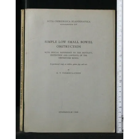 SIMPLE LOW SMALL BOWEL OBSTRUCTION
