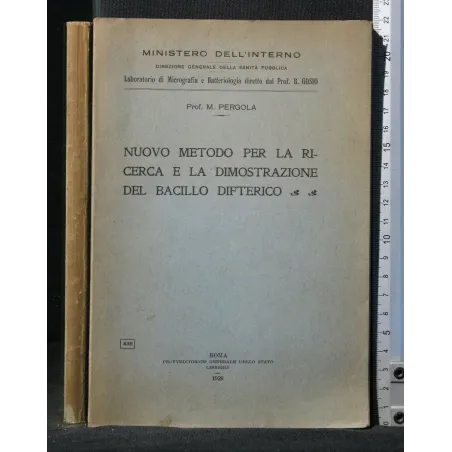 NUOVO METODO PER LA RICERCA E LA DIMOSTRAZIONE DEL BACILLO