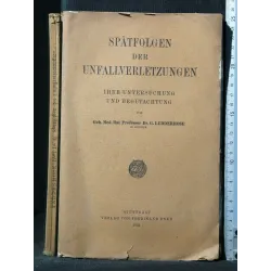 SPATFOLGEN DER UNFALLVERLETZUNGEN