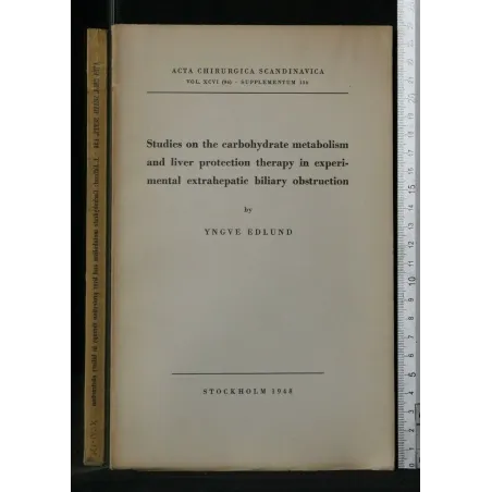 STUDIES ON THE CARBOHYDRATE METABOLISM AND LIVER PROTECTION