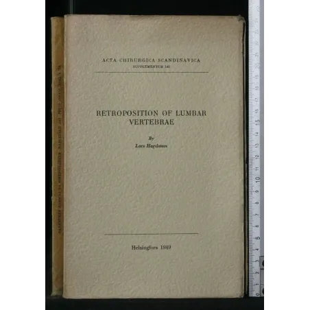 RETROPOSITION OF LUMBAR VERTEBRAE