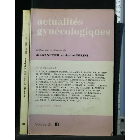 ACTUALITES GYNECOLOGIQUES